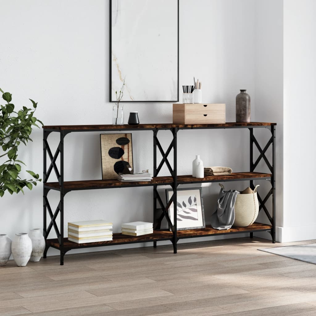 vidaXL Console Table 200x28x80.5 cm Engineered Wood