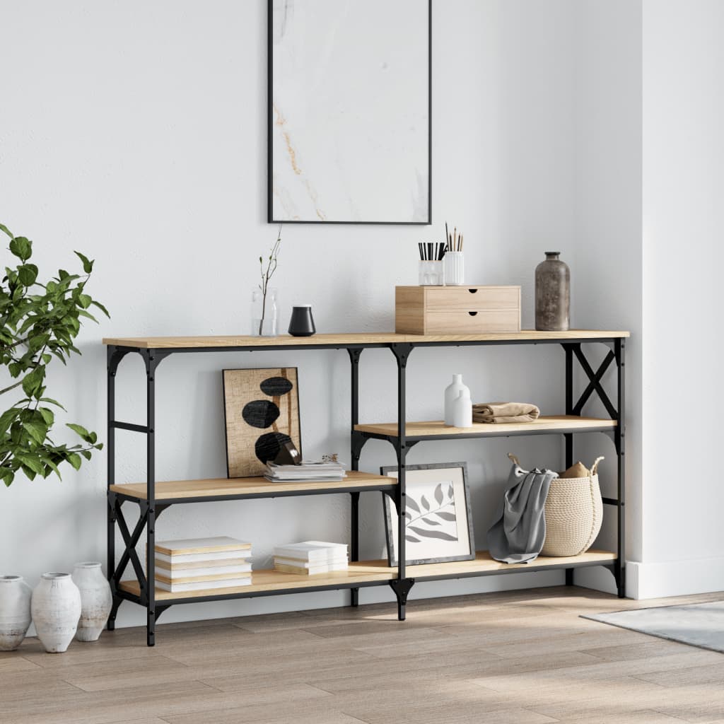 vidaXL Console Table 150x29x76.5 cm Engineered Wood