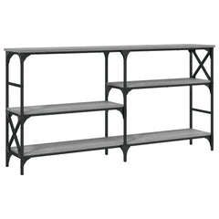 vidaXL Console Table Grey Sonoma 150x29x76.5 cm Engineered Wood 2