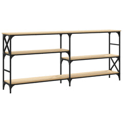 vidaXL Console Table Sonoma Oak 180x29x76.5 cm Engineered Wood 6