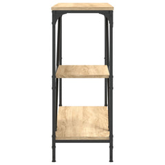 vidaXL Console Table Sonoma Oak 88.5x30x75 cm Engineered Wood 5