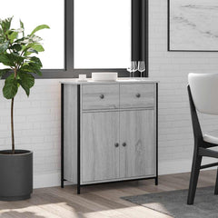 Sideboard 70x30x80 cm Engineered Wood Grey sonoma