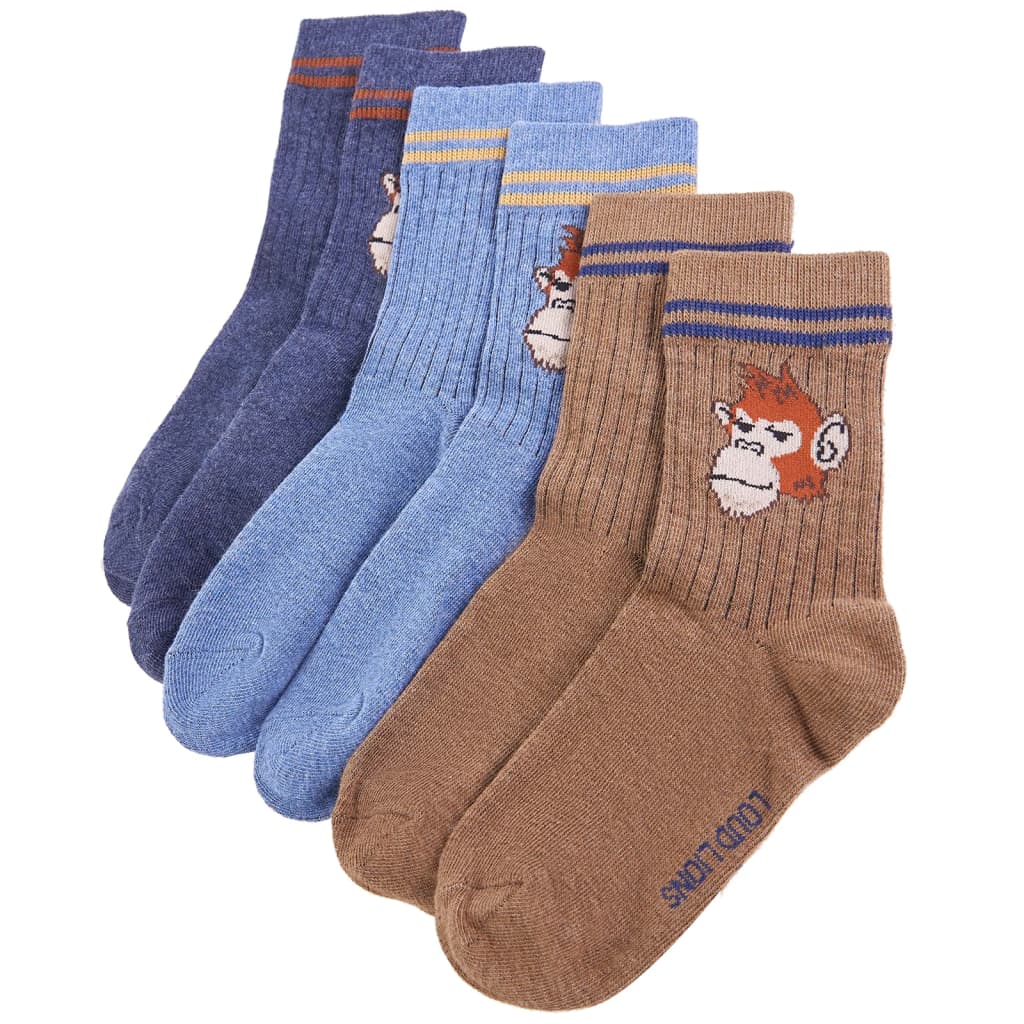 vidaXL Kids'Socks 5 Pairs EU 23-26 1
