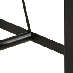 vidaXL Bar Table 150x70x107 cm Solid Wood Acacia and Iron 6