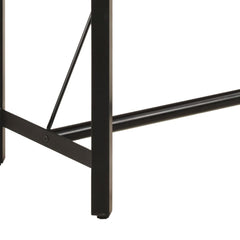 vidaXL Bar Table 180x70x107 cm Solid Wood Mango and Iron 6