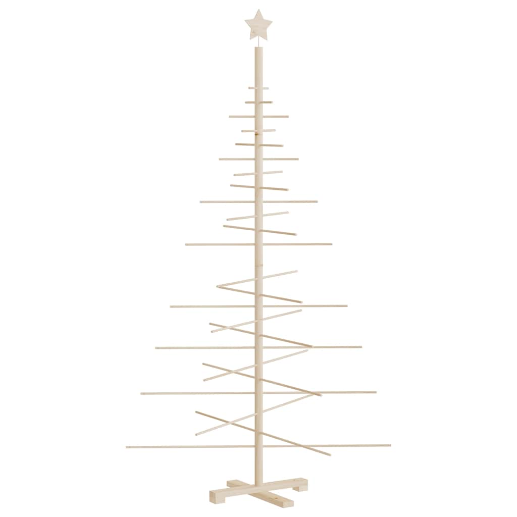 Wooden Christmas Tree KOTKA Bamboo and Solid Pine Wood Natural (unfinished) 180 cm
