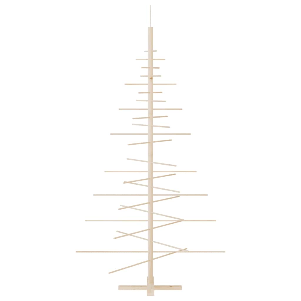 vidaXL Wooden Christmas Tree for Decoration 180 cm Solid Wood Pine 4