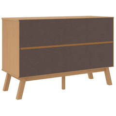 Drawer Cabinet "OLDEN" Solid Wood Pine Brown