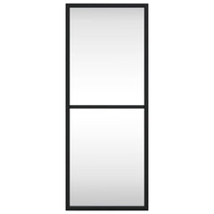vidaXL Wall Mirror Black 20x50 cm Rectangle Iron 3