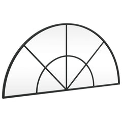Wall Mirror Black Arch Iron 80 cm 40 cm
