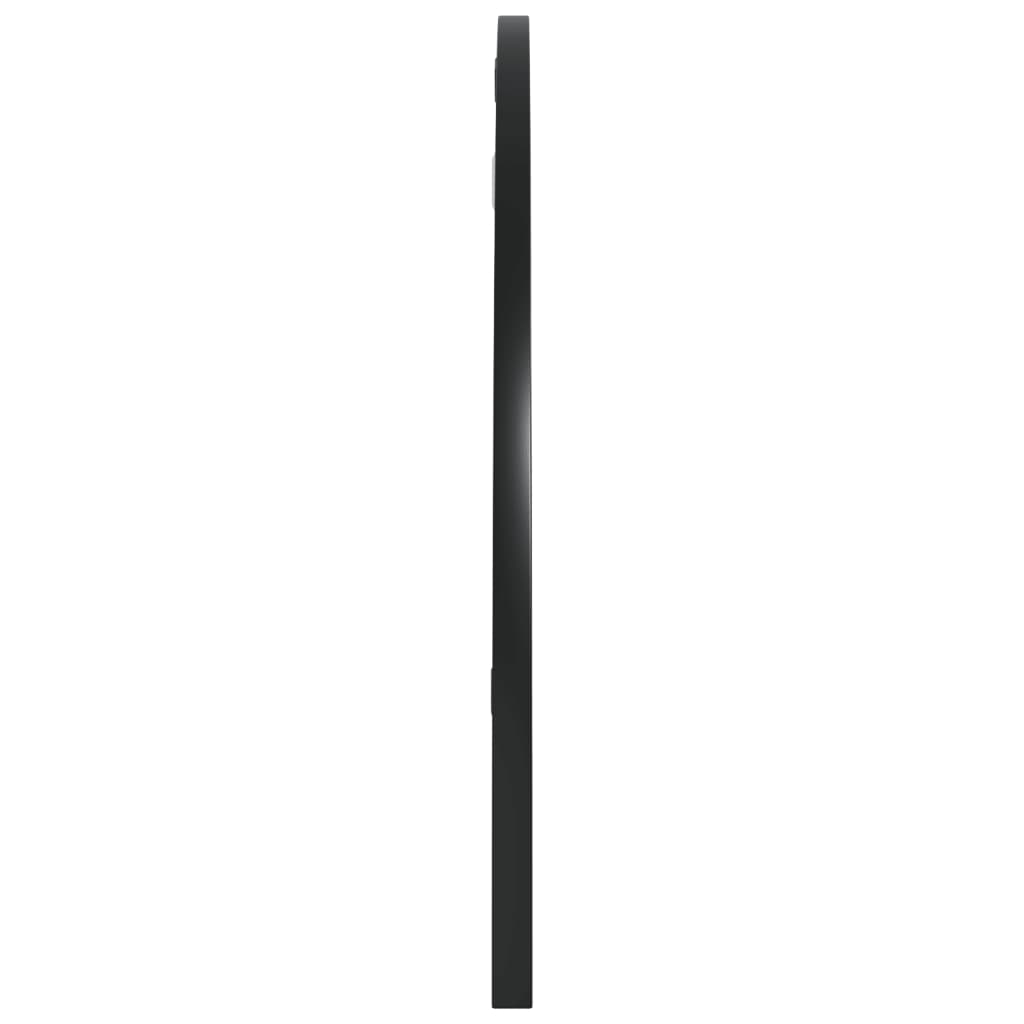 Wall Mirror Black Arch Iron 80 cm 40 cm