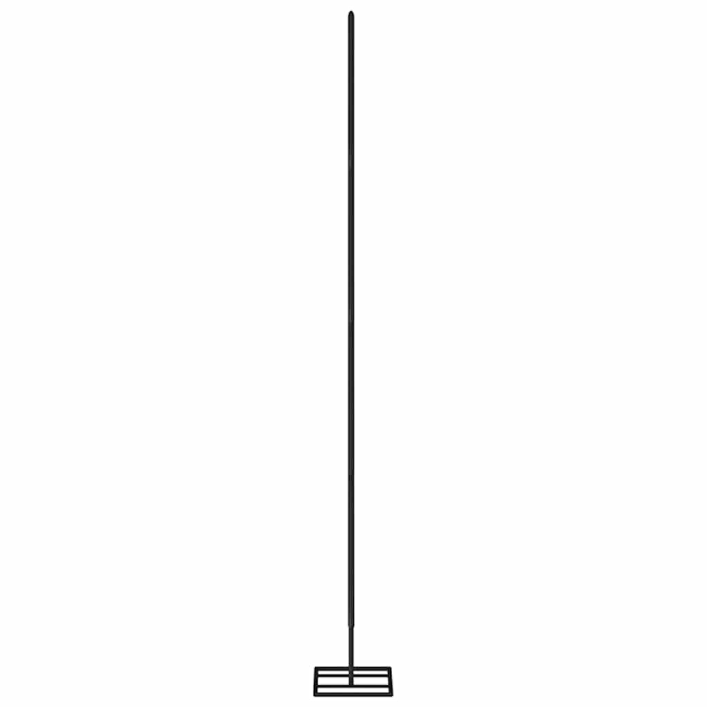 vidaXL Metal Christmas Tree | Black | Powder-coated steel | Medium | Hooks 4