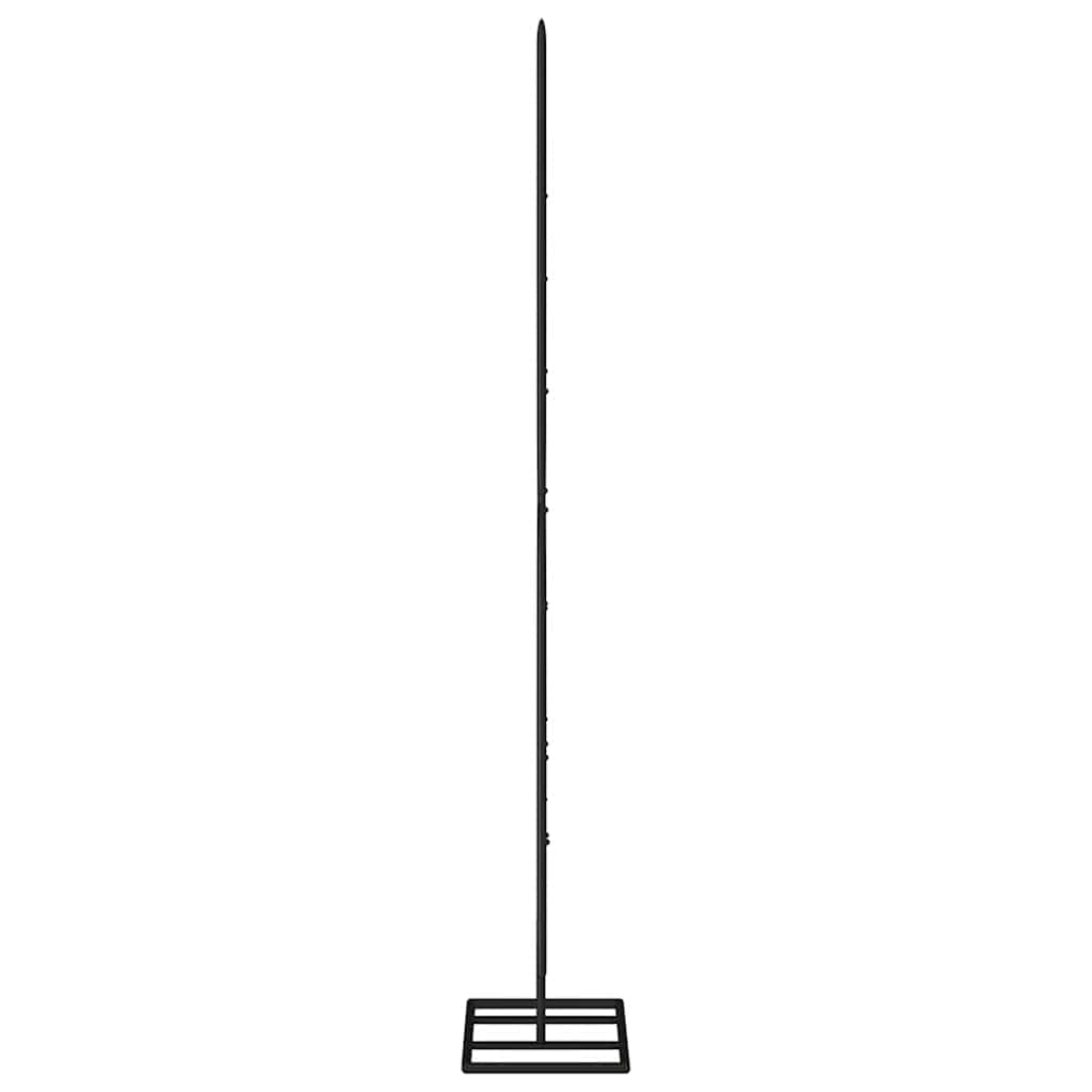 Metal Christmas Tree KUOPIO Steel Black 125 cm