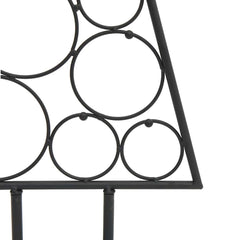 Metal Christmas Tree KUOPIO Steel Black 125 cm