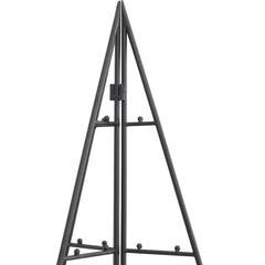 vidaXL Metal Christmas Tree for Decoration Black 140 cm 6