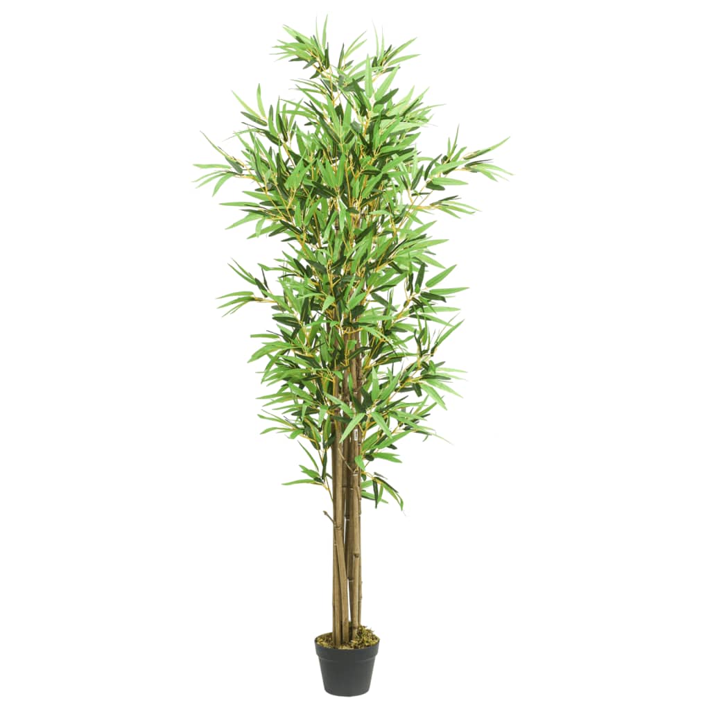 vidaXL Artificial Bamboo Tree 1288 Leaves 180 cm Green 1