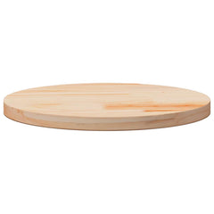 vidaXL Table Top Round Ø50x3 cm Solid Wood Pine 3
