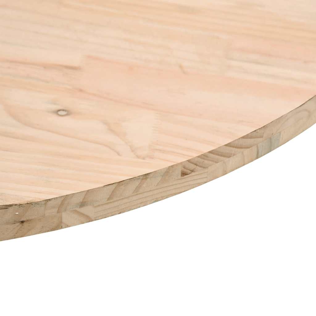 vidaXL Table Top Round Ø50x3 cm Solid Wood Pine 6