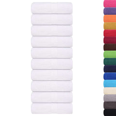 vidaXL Wash Towels "FROGN" 50 pcs White 30x30 cm 360 gsm 2
