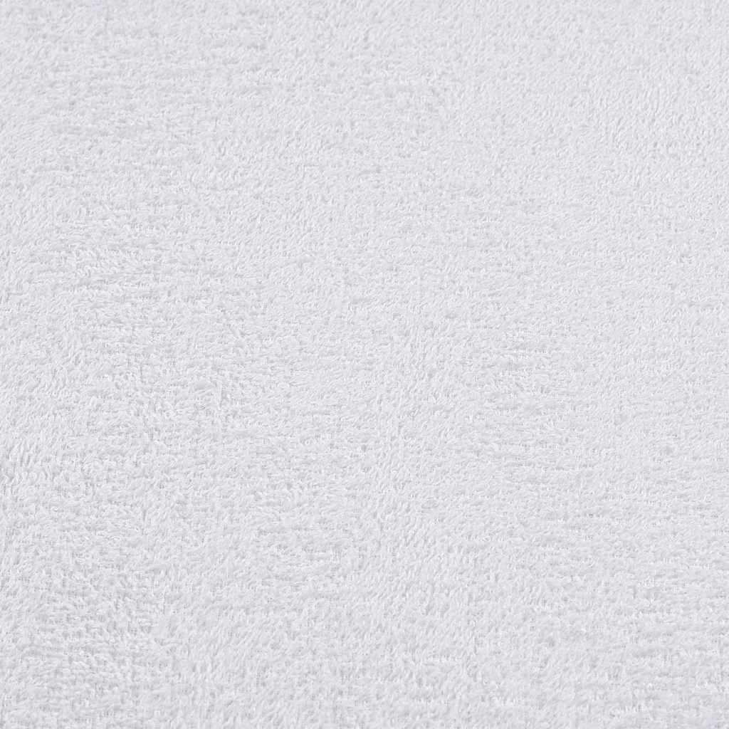 vidaXL Wash Towels "FROGN" 50 pcs White 30x30 cm 360 gsm 5