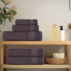 vidaXL Sauna Towels "FROGN" 2 pcs Anthracite 80x200 cm 360 gsm 3