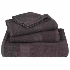 vidaXL Towels "FROGN" 4 pcs Anthracite 100x200 cm 360 gsm 4