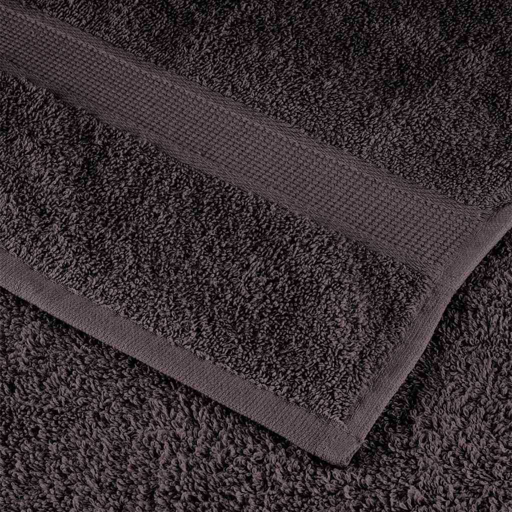 vidaXL Towels "FROGN" 4 pcs Anthracite 100x200 cm 360 gsm 6