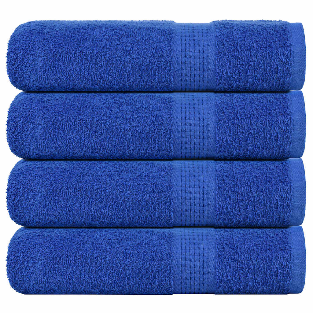 vidaXL Shower Towels "FROGN" 4 pcs Blue 70x140 cm 360 gsm 1