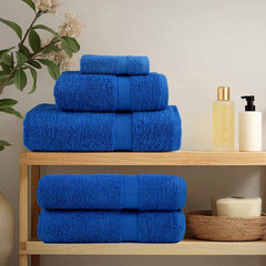 vidaXL Shower Towels "FROGN" 4 pcs Blue 70x140 cm 360 gsm 3