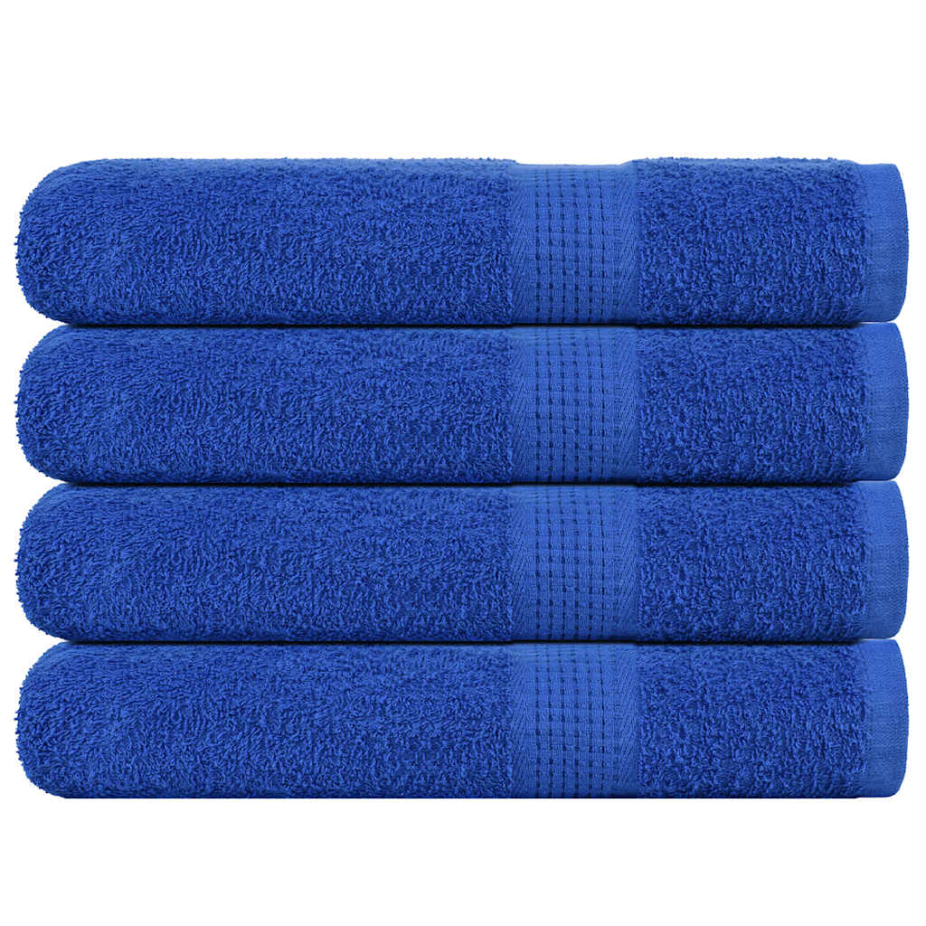 vidaXL Towels "FROGN" 4 pcs Blue 100x200 cm 360 gsm 1