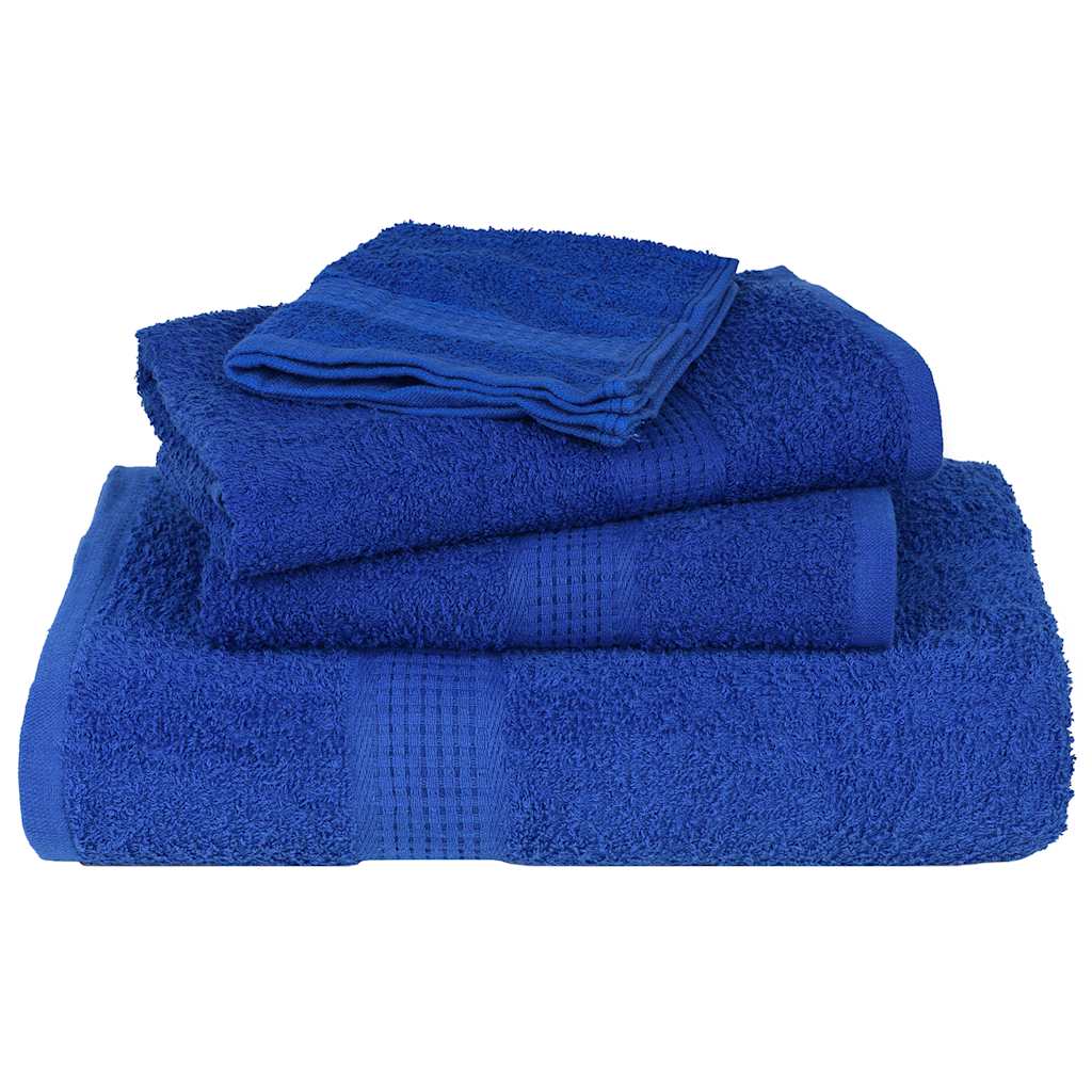 vidaXL Towels "FROGN" 4 pcs Blue 100x200 cm 360 gsm 4