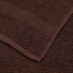 vidaXL Towels "FROGN" 4 pcs Brown 100x200 cm 360 gsm 6