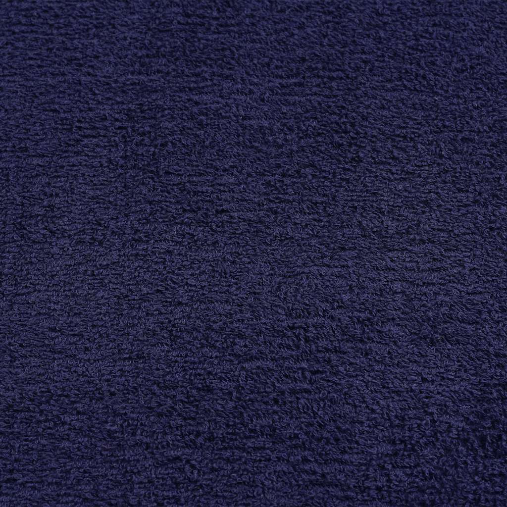 vidaXL Shower Towels "FROGN" 4 pcs Navy Blue 70x140 cm 360 gsm 5