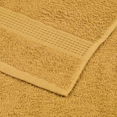 vidaXL Towels "FROGN" 4 pcs Gold 100x200 cm 360 gsm 6