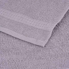 vidaXL Shower Towels "FROGN" 4 pcs Grey 70x140 cm 360 gsm 6