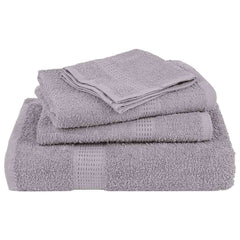 vidaXL Towels "FROGN" 4 pcs Grey 100x200 cm 360 gsm 4