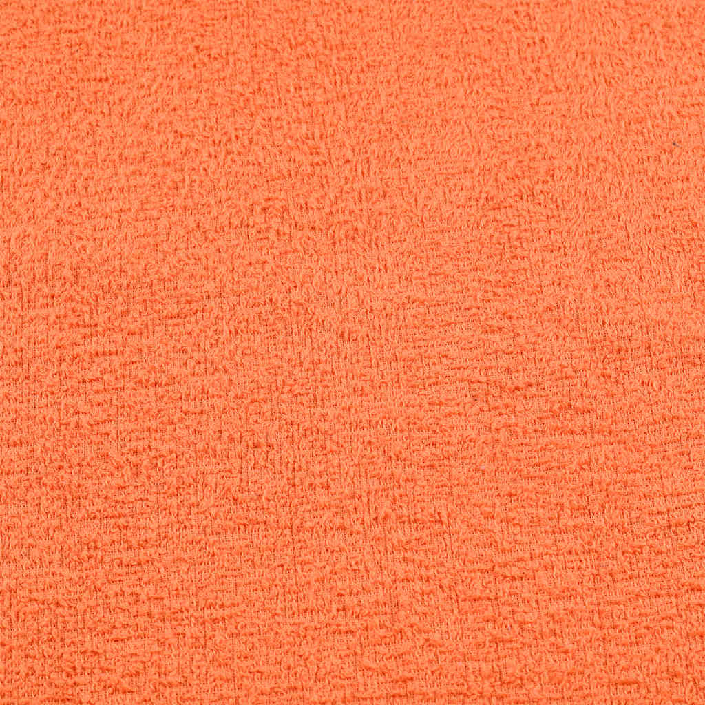vidaXL Sauna Towels "FROGN" 2 pcs Orange 80x200 cm 360 gsm 5