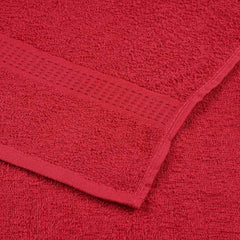 vidaXL Towels "FROGN" 2 pcs Red 100x200 cm 360 gsm 6