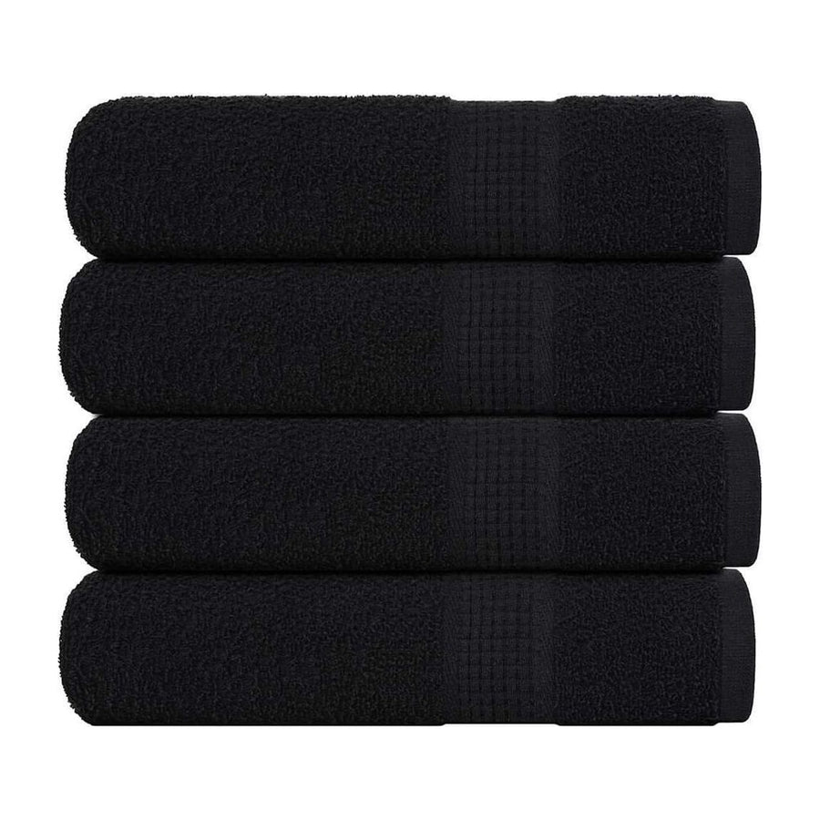 Shower Towels "FROGN" 4 pcs Black 360 gsm