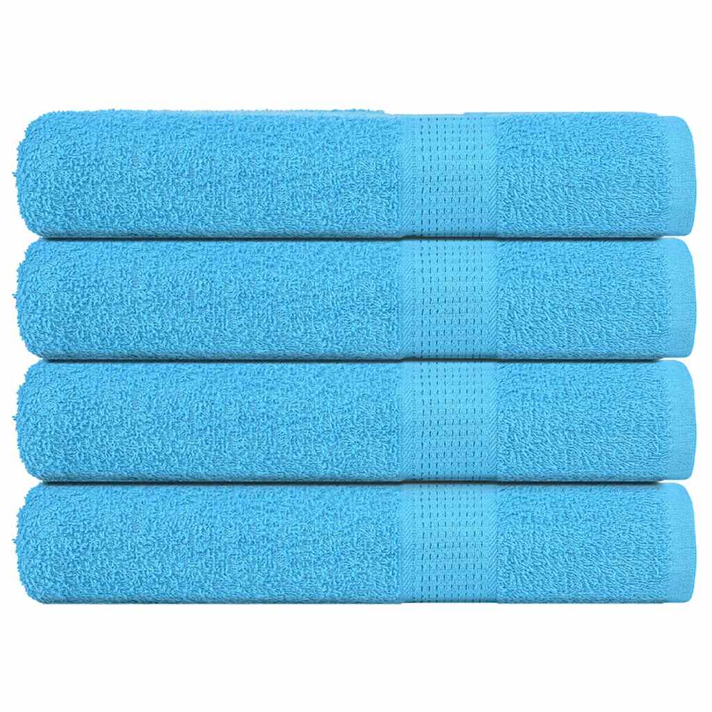 vidaXL Towels "FROGN" 4 pcs Turquoise 100x200 cm 360 gsm 1