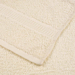 vidaXL Shower Towels "FROGN" 4 pcs Cream 70x140 cm 360 gsm 6