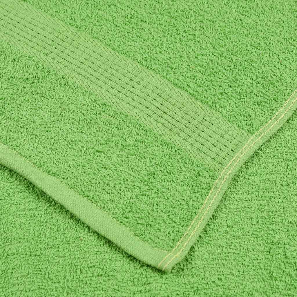 vidaXL Shower Towels "FROGN" 4 pcs Apple Green 70x140 cm 360 gsm 6