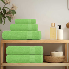 vidaXL Towels "FROGN" 4 pcs Apple Green 100x200 cm 360 gsm 3