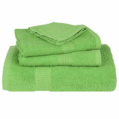 vidaXL Towels "FROGN" 4 pcs Apple Green 100x200 cm 360 gsm 4