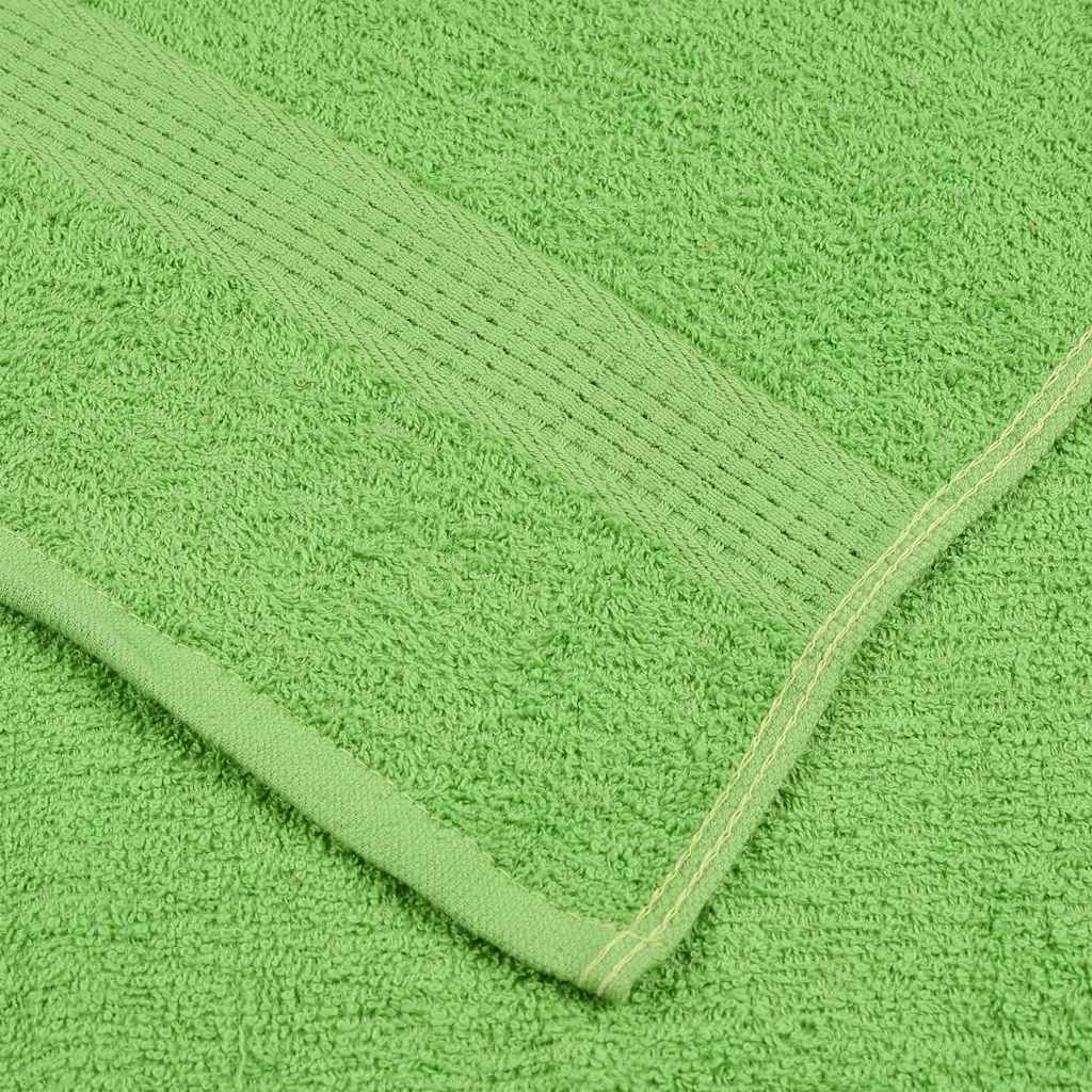 vidaXL Towels "FROGN" 4 pcs Apple Green 100x200 cm 360 gsm 6