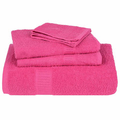 vidaXL Shower Towels "FROGN" 4 pcs Pink 70x140 cm 360 gsm 4
