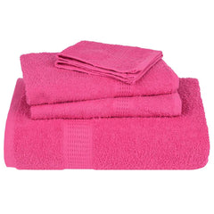 vidaXL Towels "FROGN" 2 pcs Pink 100x200 cm 360 gsm 4