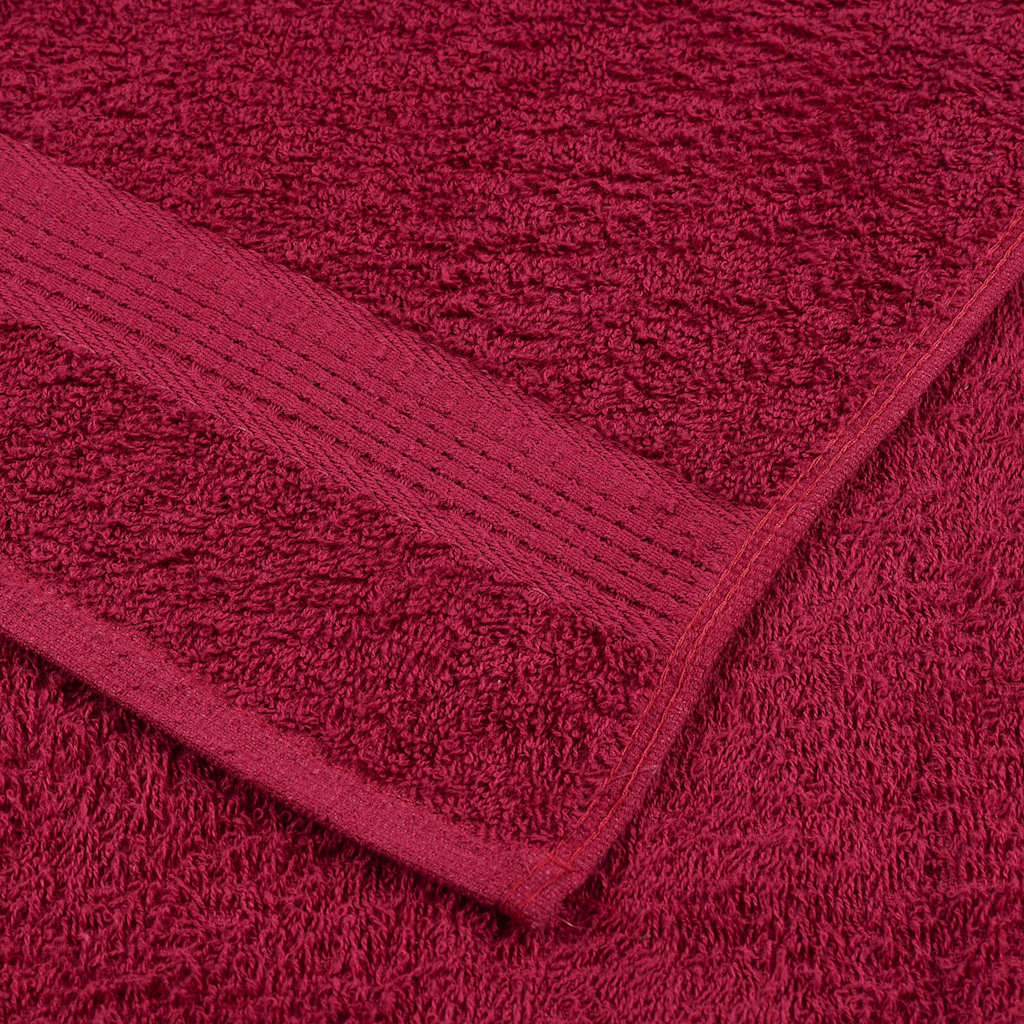 vidaXL 8 Piece Towel Set "FROGN" Bordeaux 360 gsm 6