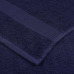 vidaXL 8 Piece Towel Set "FROGN" Navy Blue 360 gsm 6