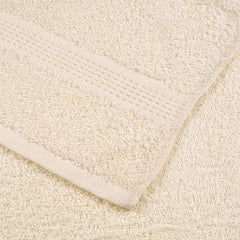 vidaXL 8 Piece Towel Set "FROGN" Cream 360 gsm 6